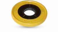диск олимпийский d51мм евро-классик mb barbell mb-pltce 1,25 кг жёлтый