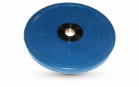диск олимпийский d51мм евро-классик mb barbell mb-pltce 20 кг синий