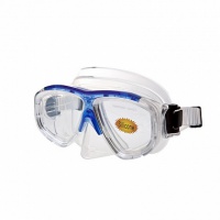 маска для плавания alpha caprice м-1320 силикон синий