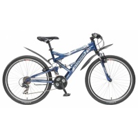 велосипед stinger 26" versus синий-серый 21ск. р.18"