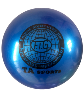 мяч для художественной гимнастики rgb-101, 15 см, синий