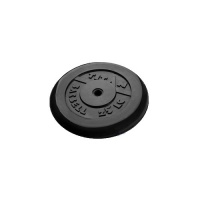 диск обрезиненный titan 51 мм 25 кг. черный