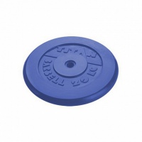 диск обрезиненный d26мм mb barbell titan 20кг синий