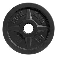 диск чугунный iron king star 51 мм 10 кг. черный 