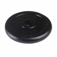 диск обрезиненный черный d-50mm 10 кг lite weights rj1034